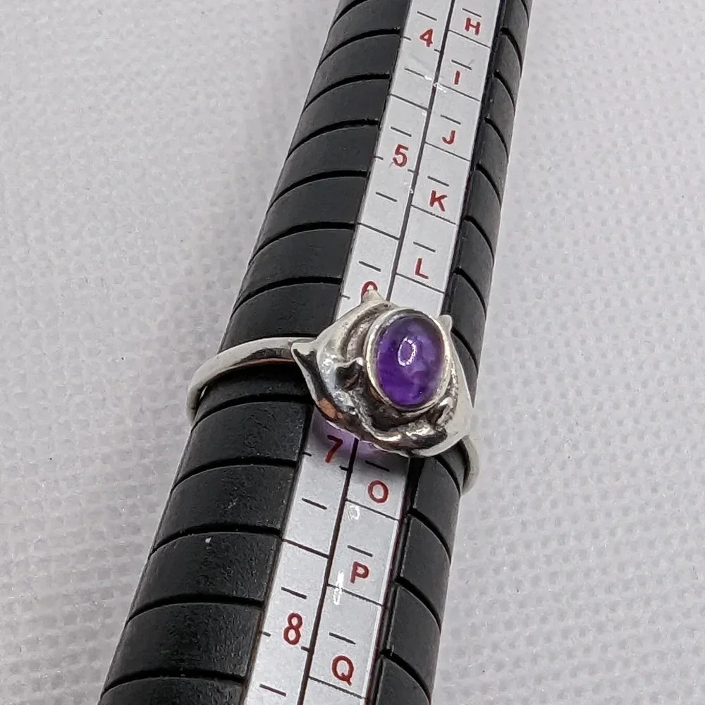 Amethyst dolphin ring - Picture 5 of 5